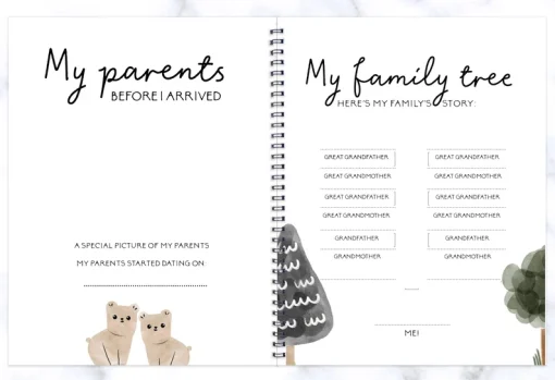 Baby book, Baby Journal, Pregnancy Planner, Pregnancy Journal, New Mom gift, Baby Shower